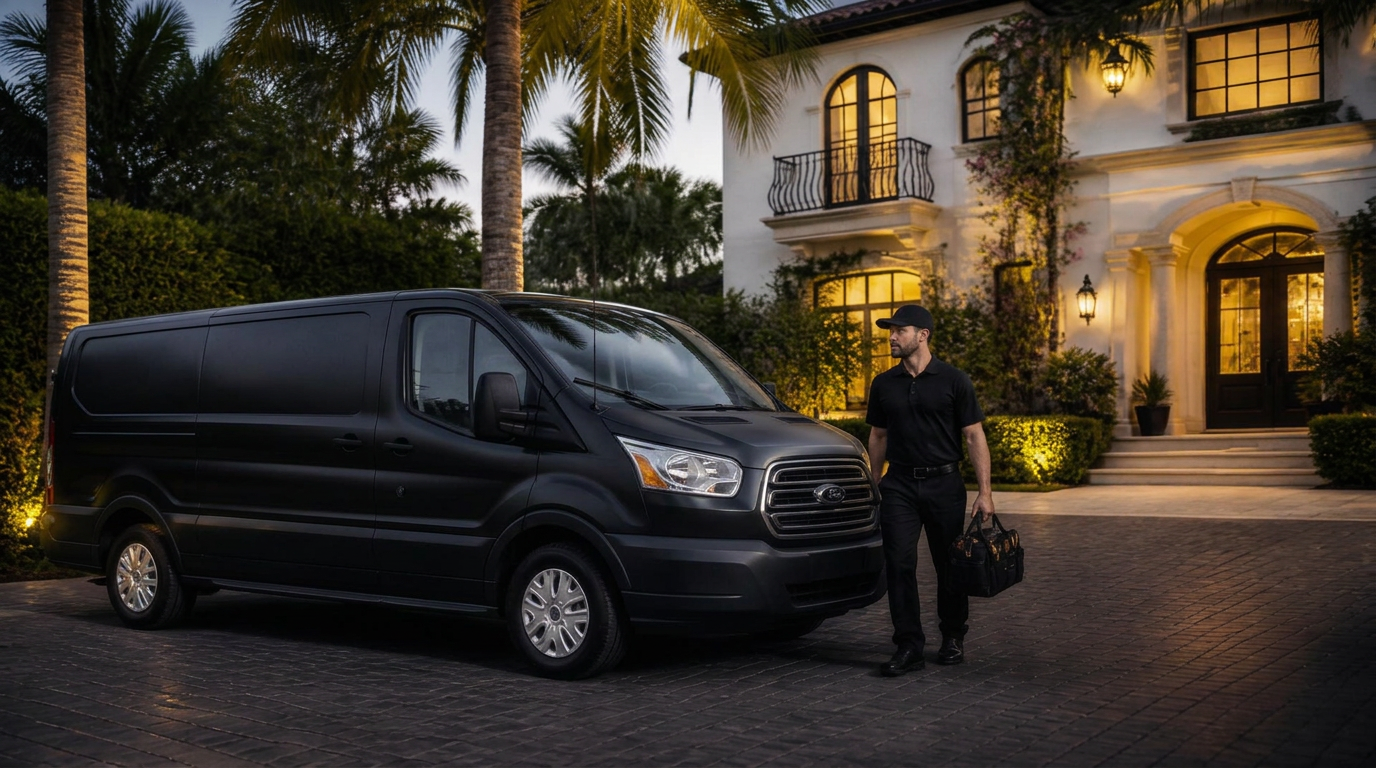 Elite Locksmith service van dispatched in South Florida